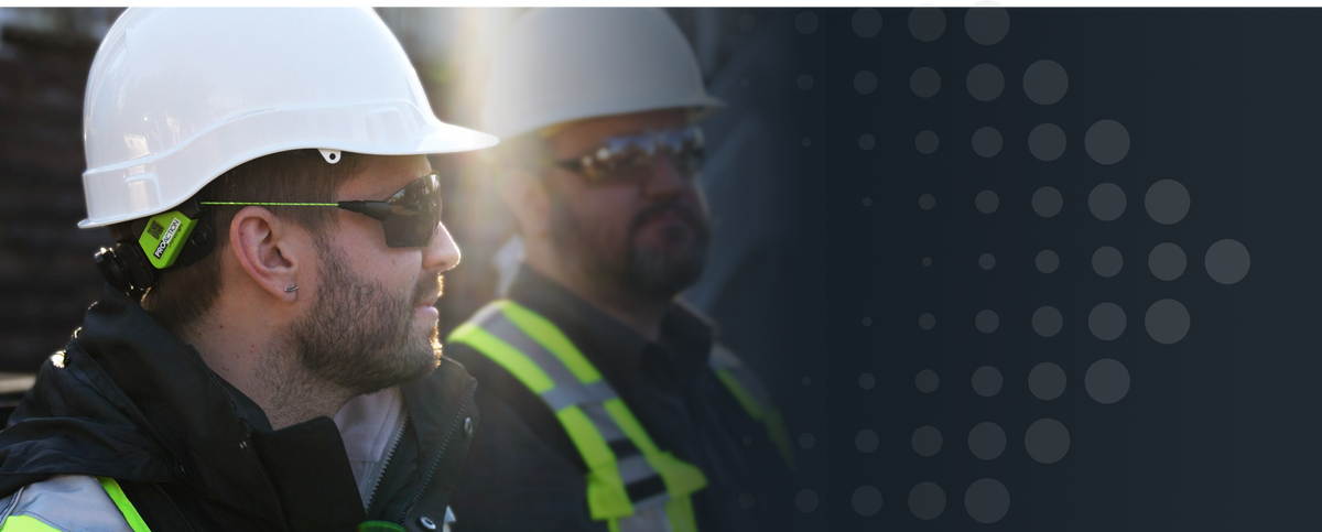 Hard Hat Safety Glasses - ProAction Safety by Foresight™